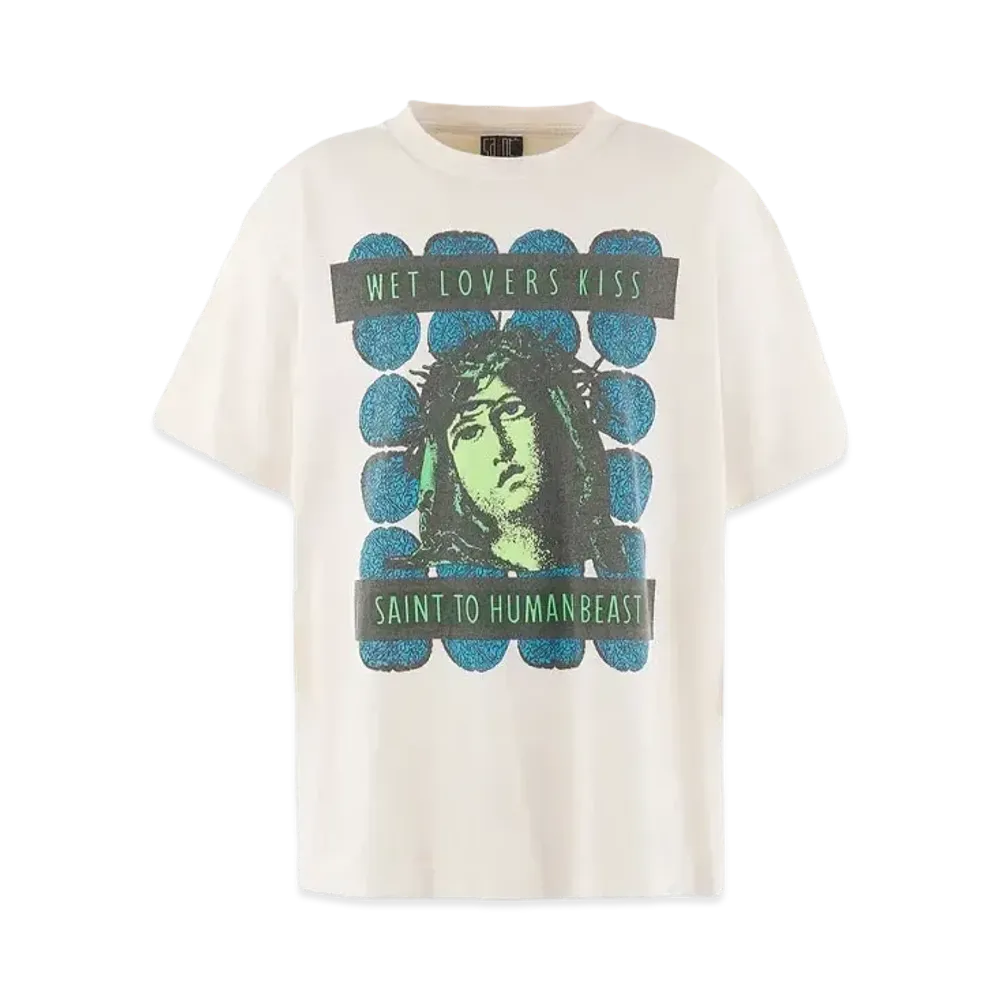SAINT Mxxxxxx 24FW SS Tee KiSS "White"