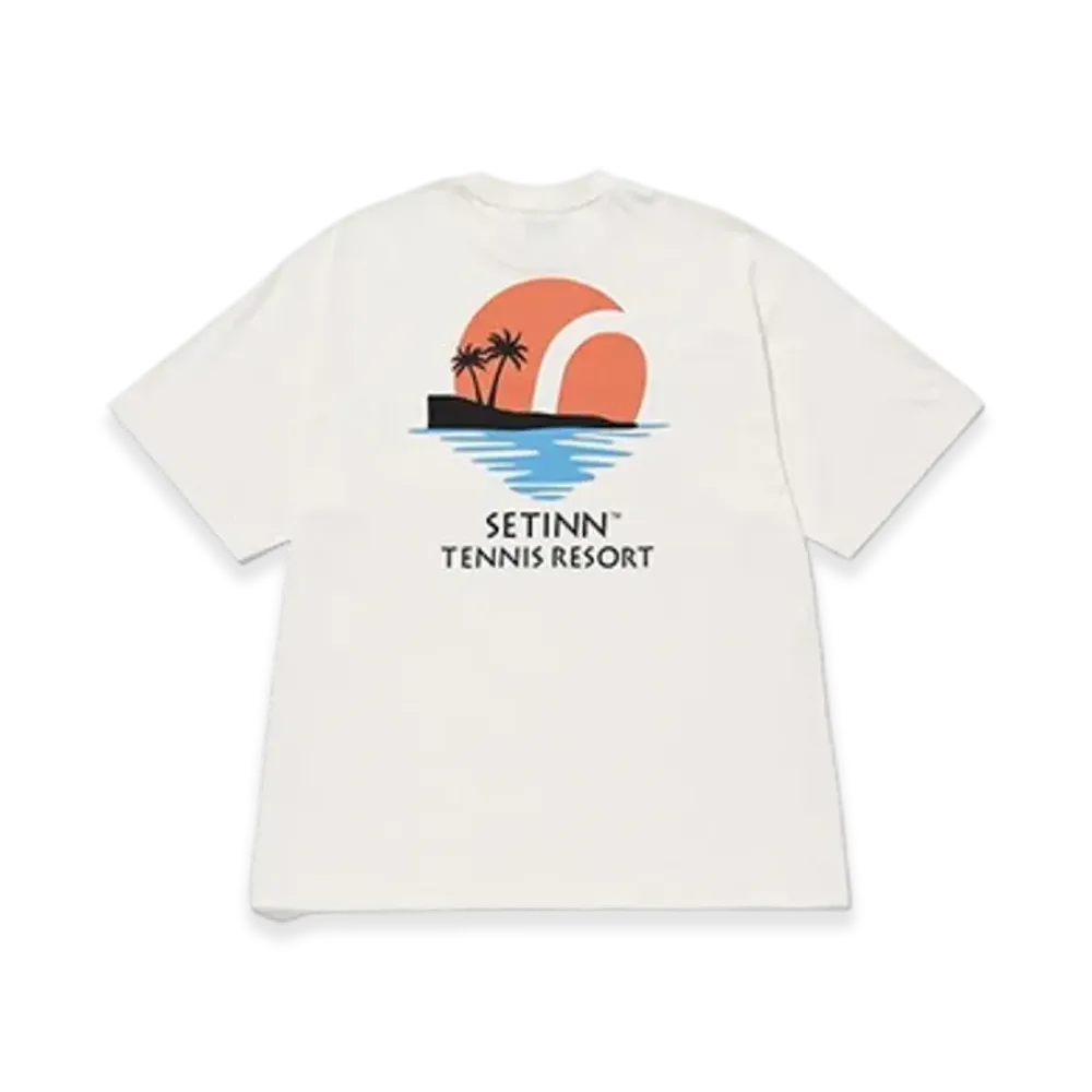Setinn Sunset Tee Men "White"