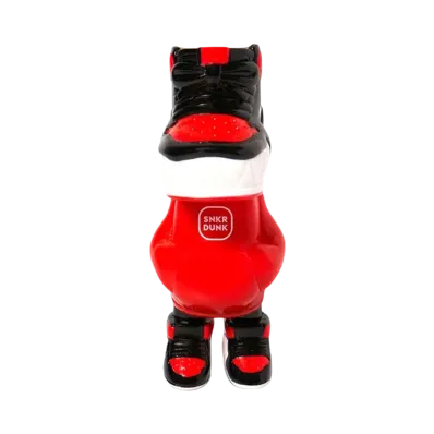 TOKYOGUNS Soft Vinyl Toy "Reprint Sneakerheadz" SNKRDUNK Original Package ver. "Bred Toe"