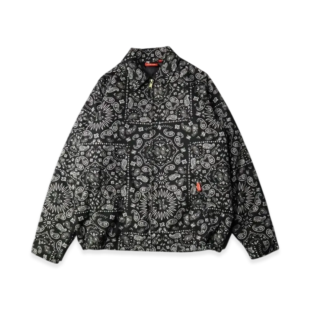 COOKMAN Delivery Jacket Extra Warm "Black/Paisley"