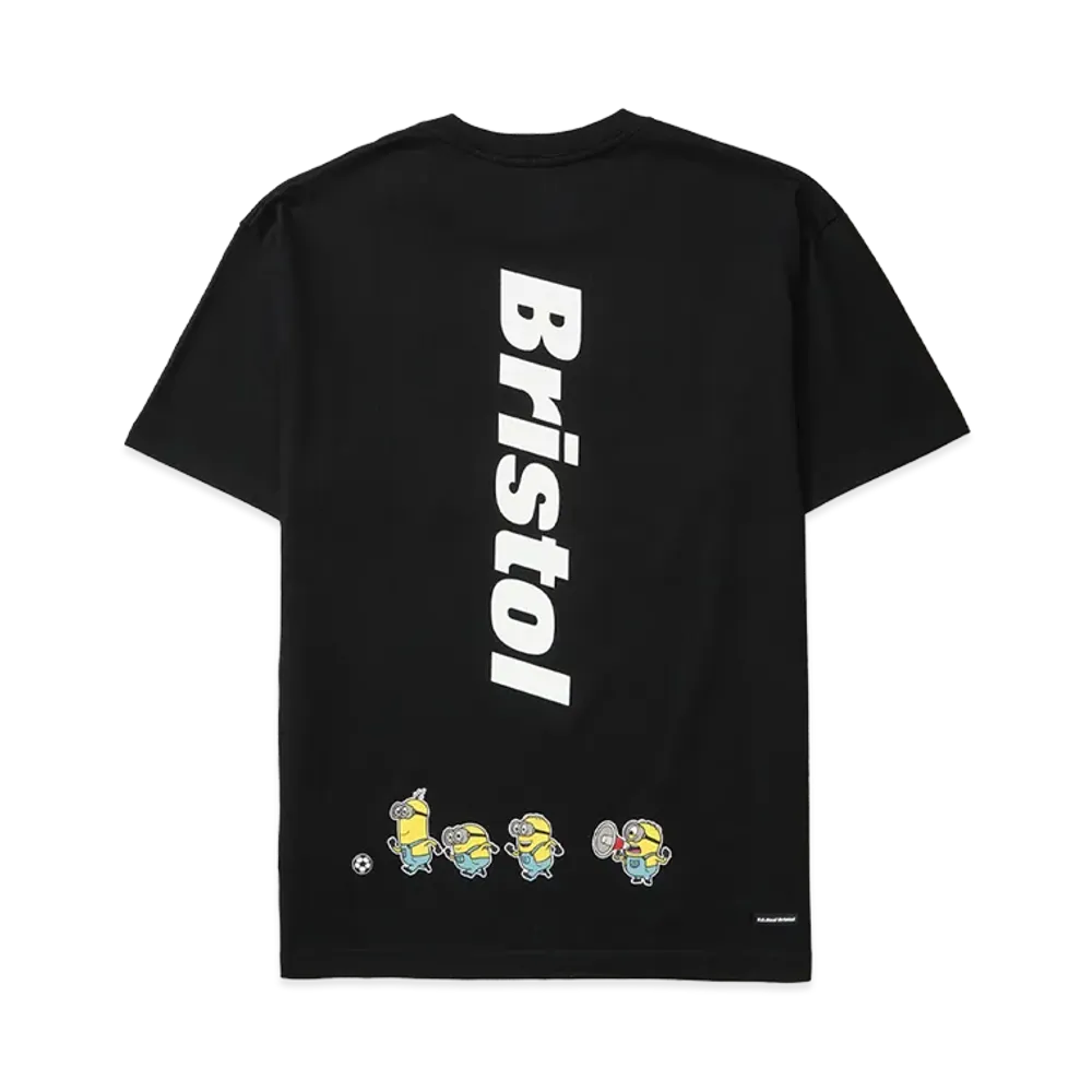 F.C.Real Bristol x Minions Emblem Pocket T-shirt "Black"