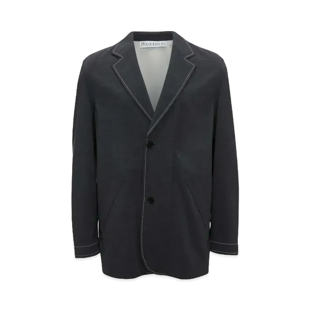 JW ANDERSON Reversible Single-Breasted Blazer "Black"