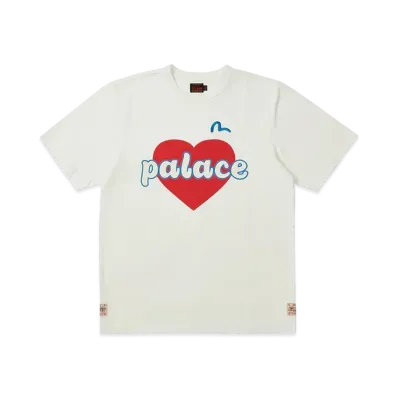 PALACE EVISU Heart T-Shirt "White"
