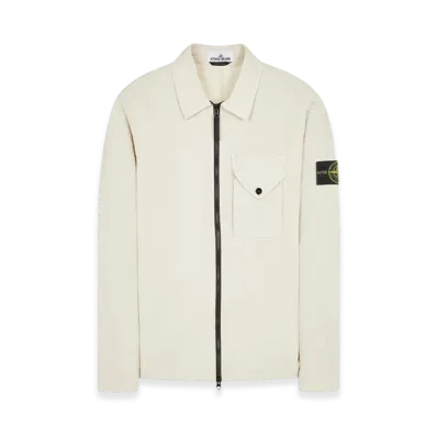 Stone Island 11010 Stretch Cotton Gabardine Overshirt - 23FW "Stucco"