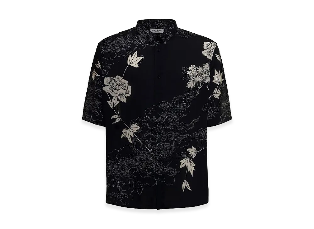 Saint Laurent All Over Print Camouflage "Black"