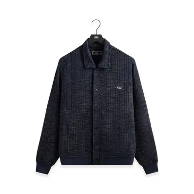 Kith High Twist Tweed Rhys Cardigan "Nocturnal"