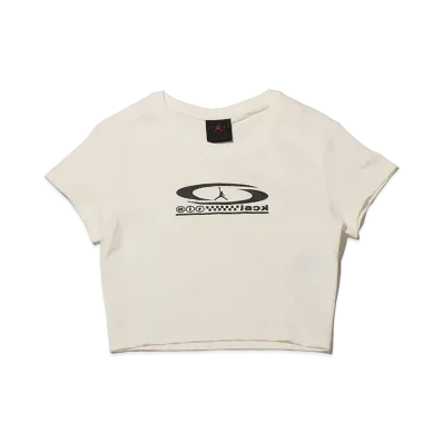 Nike Jordan x Travis Scott Women's Baby Tee "White"