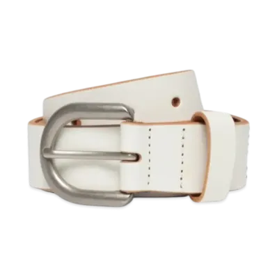 Stussy Stud Letter Belt "Bone"