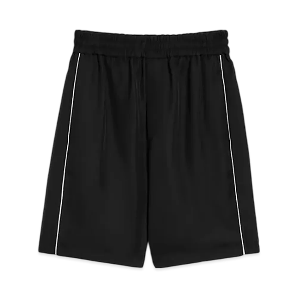Jil Sander Fluid Viscose Shorts "Black"