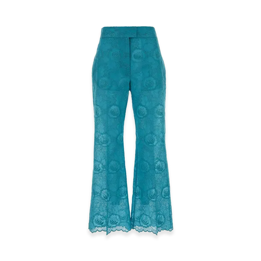 Valentino Women's Light- Lace Pant "Light Blue"
