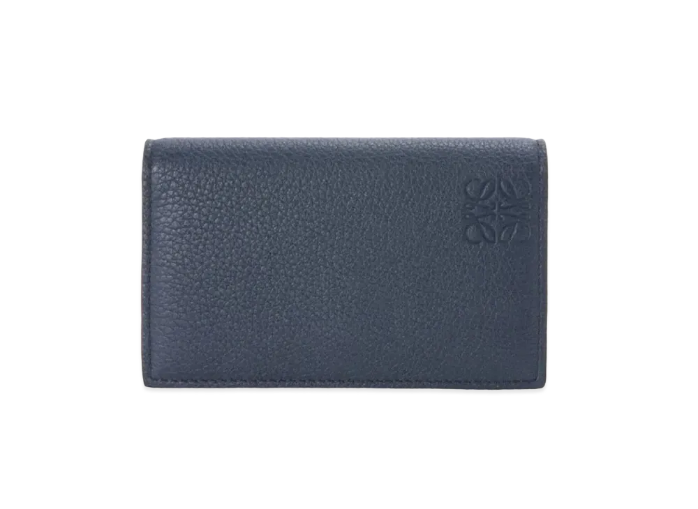 LOEWE Business Cardholder In Soft Grained Calfskin "Ocean"