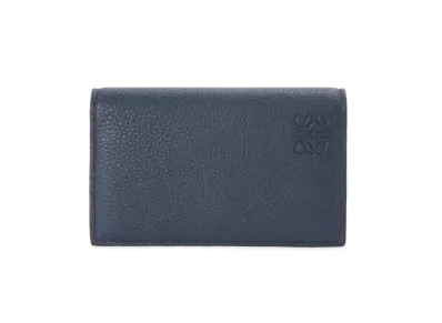 LOEWE Business Cardholder In Soft Grained Calfskin "Ocean"