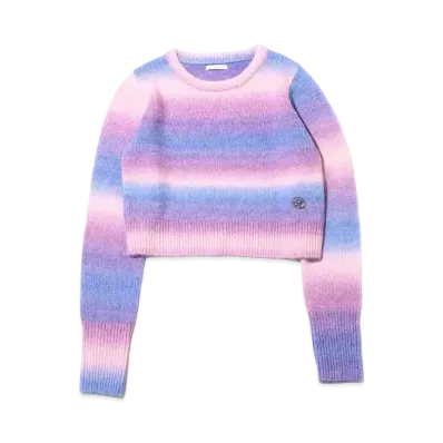 atmos pink Gradation Border Knit "Pink"