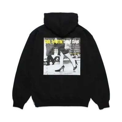 WACKO MARIA BLUE NOTE Middle Weight Pull Over Hooded Sweat Shirt Type-2 "Black"