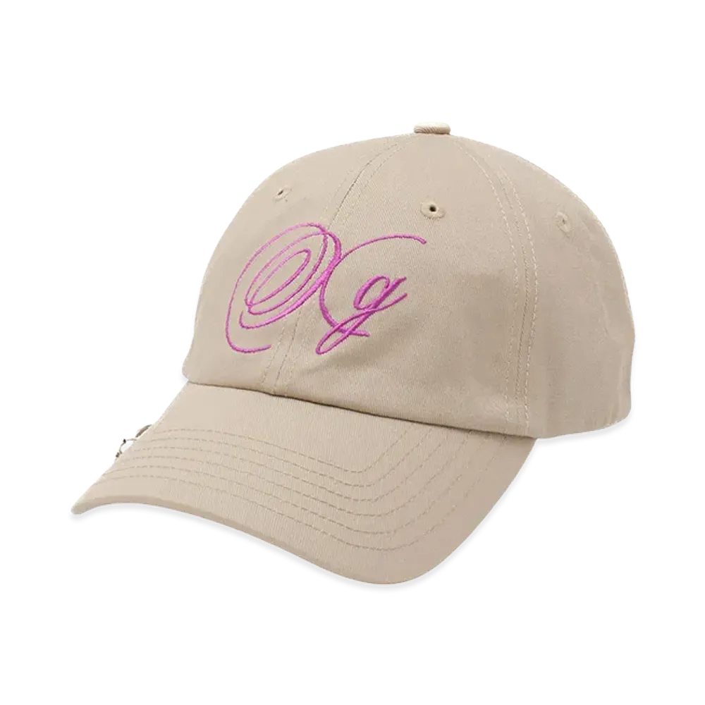 X-Girl Women's Charm Accent Xg Logo 6Panel Cap "Beige"