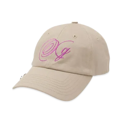 X-Girl Women's Charm Accent Xg Logo 6Panel Cap "Beige"