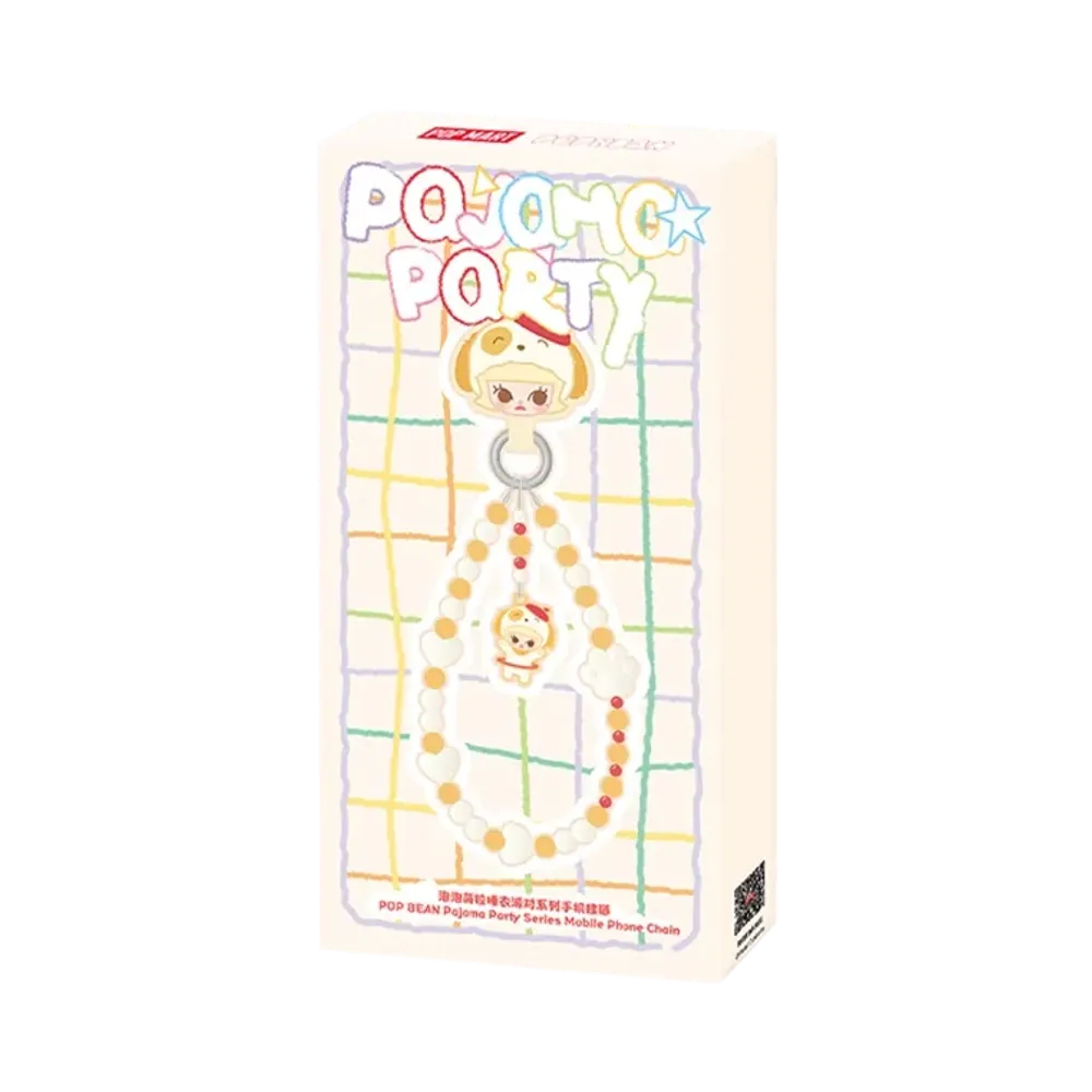 POP MART POP BEAN Pajama Party Mobile Phone Chain [Piece]