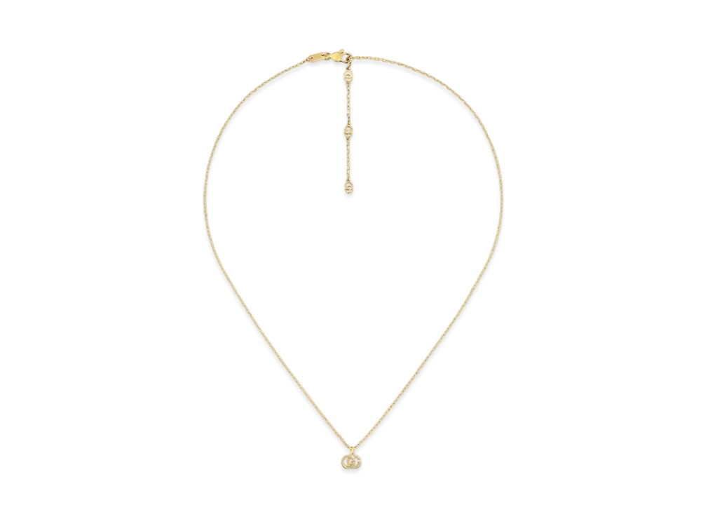GUCCI GG Running 18K Necklace "Yellow Gold"