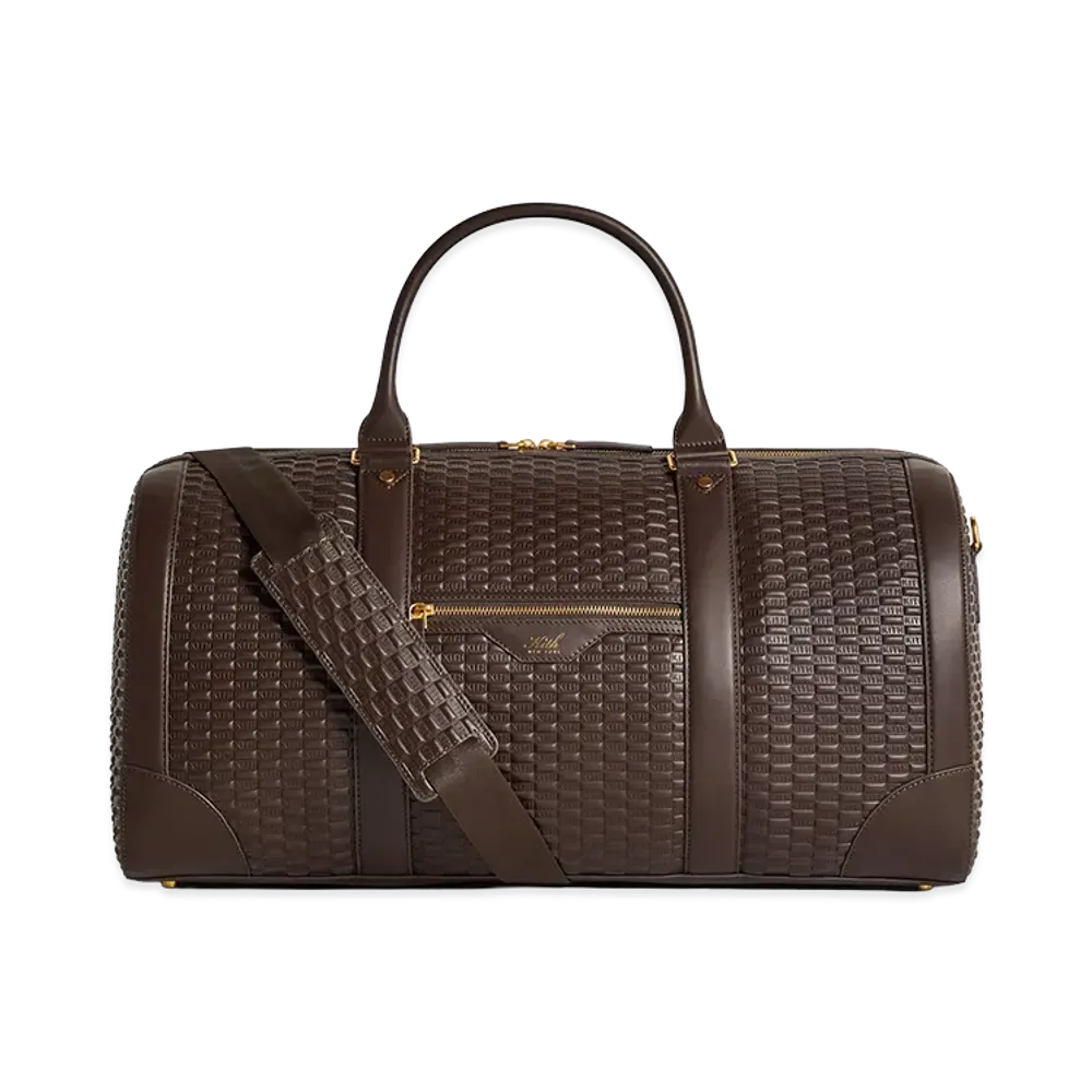 Kith Monogram Leather Traveler K55 Duffle Bag "Zoom"