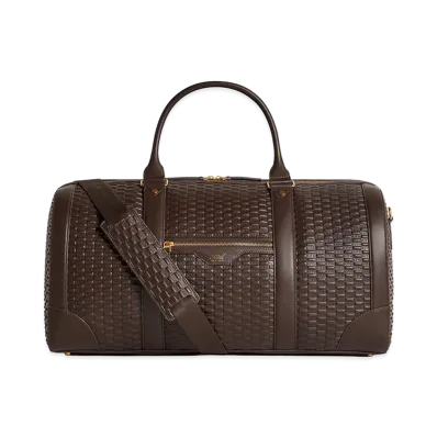 Kith Monogram Leather Traveler K55 Duffle Bag "Zoom"