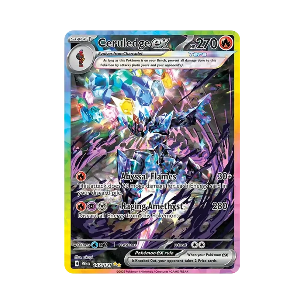 ソウブレイズex SIR [PRE EN 147/131]【英語版】(スカーレット&バイオレット「プリズマティックエボリューションズ」)