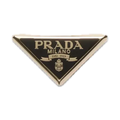 PRADA Metal Scarf Clip "Black"