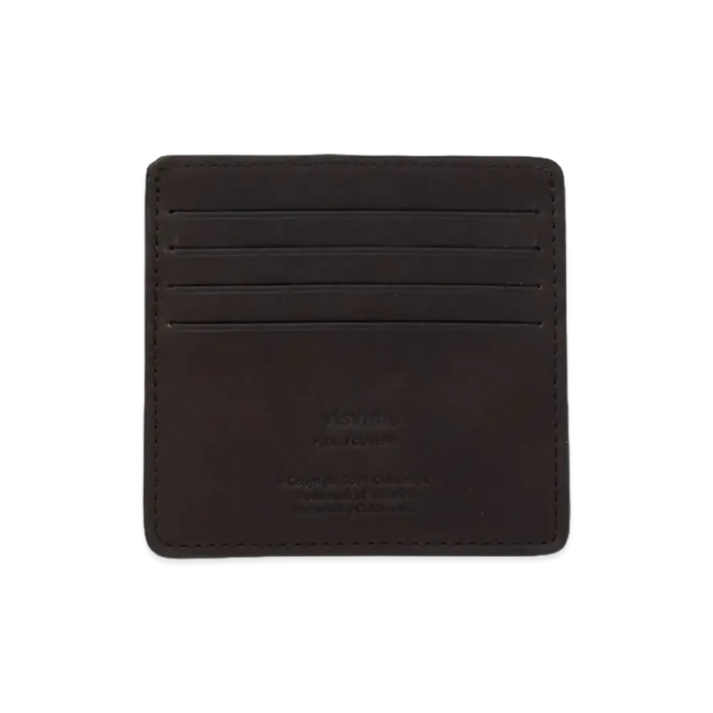 visvim Leather Card Case "DK.Brown"