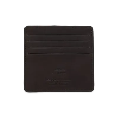 visvim Leather Card Case "DK.Brown"