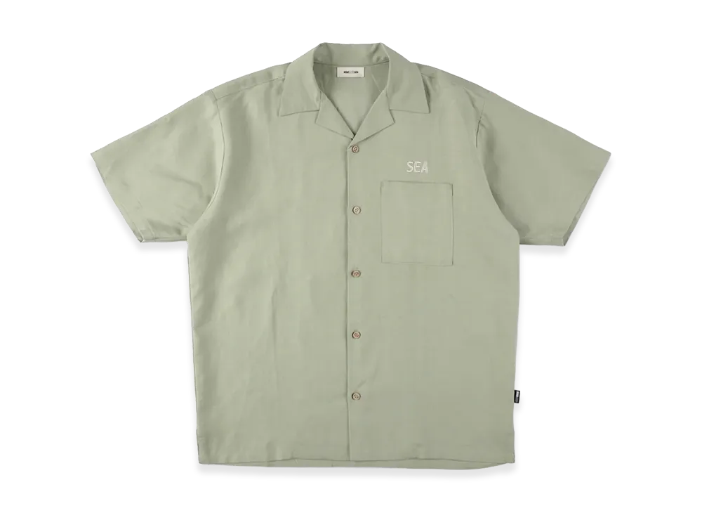 WIND AND SEA Sea Linen Shirt "Green"