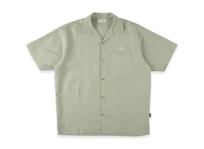 WIND AND SEA Sea Linen Shirt "Green"