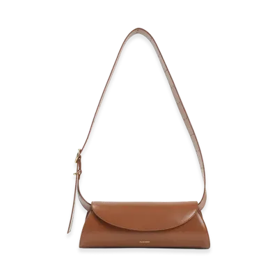 Jil Sander Women's Cannolo Shoulder Bag "Camel"