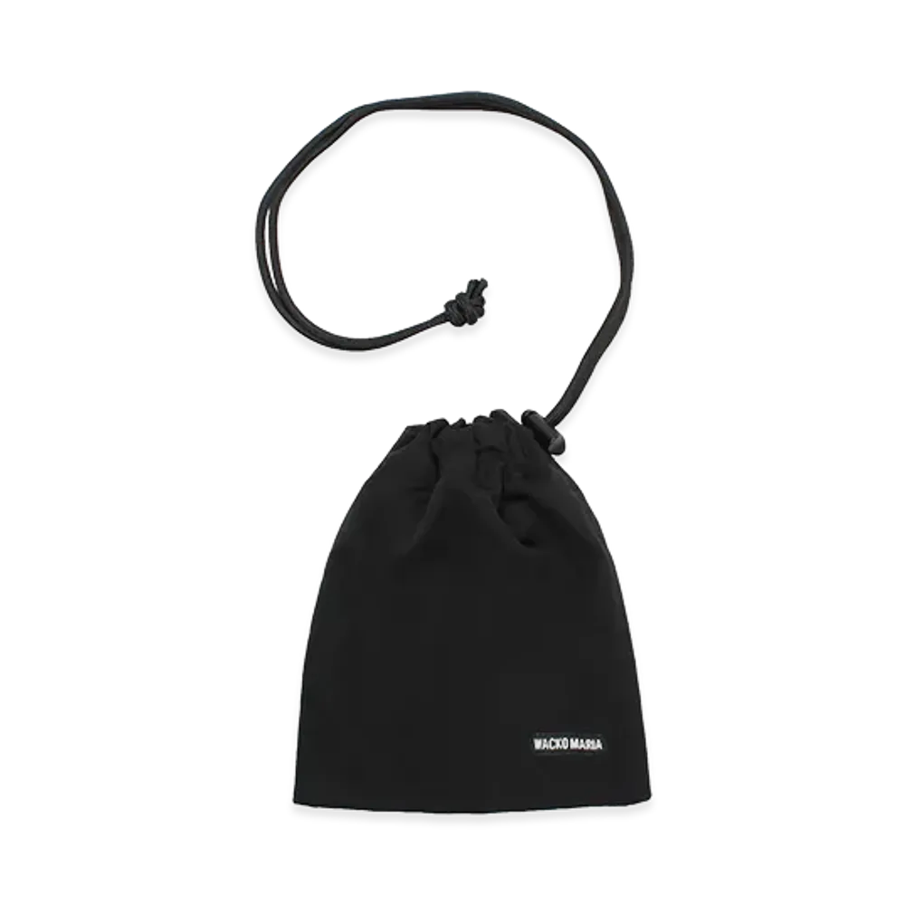 WACKO MARIA Drawstring Bag "Black"