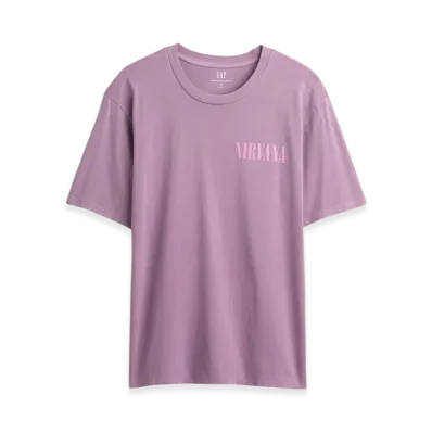 GAP Nirvana Relaxed Graphic T-Shirt "Purple"