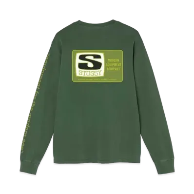 Stussy EQUIPMENT COMPANY PIGMENT DYED LS "Pine"