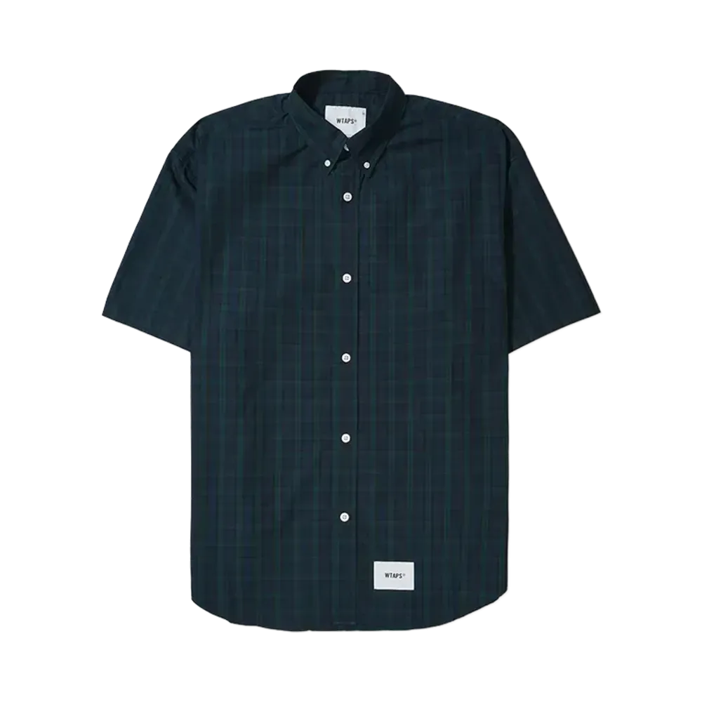WTAPS Bd 04 / SS / Cotton. Broadcloth. Textile "Green"