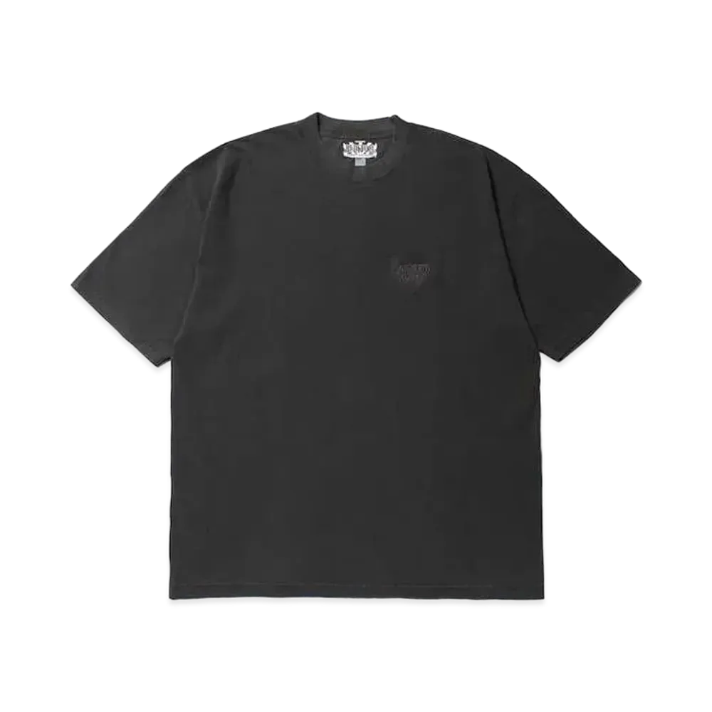 APHRODITEGANG Classic Logo Pigment Dye S/S T Shirt "Black-Black"