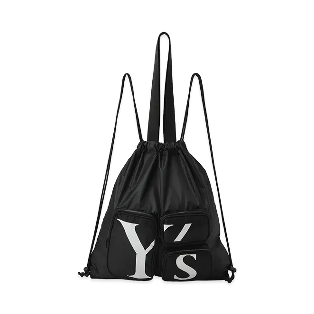 Y's Polyester Logo Knapsack "Black"