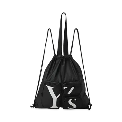 Y's Polyester Logo Knapsack "Black"