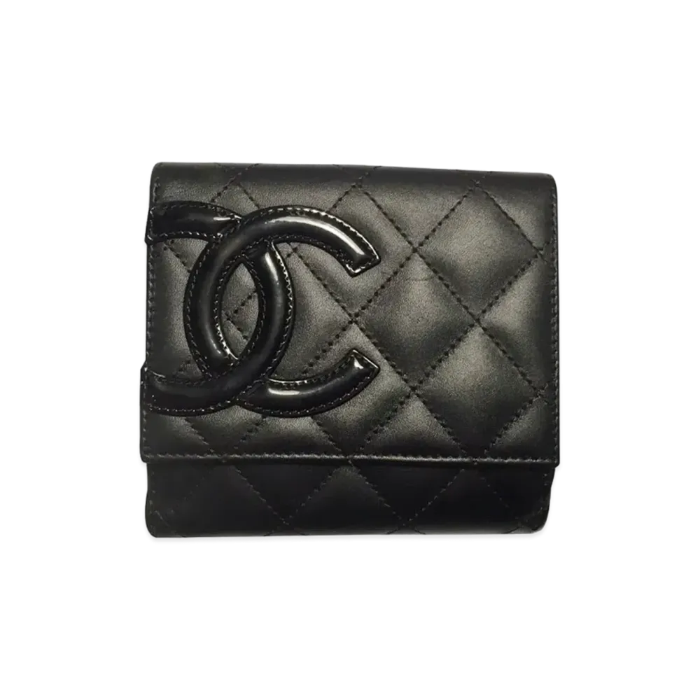 CHANEL Cambon Compact Wallet "Black"