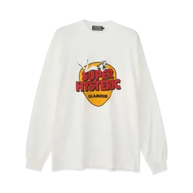 HYSTERIC GLAMOUR Super Hysteric T-Shirt "White"