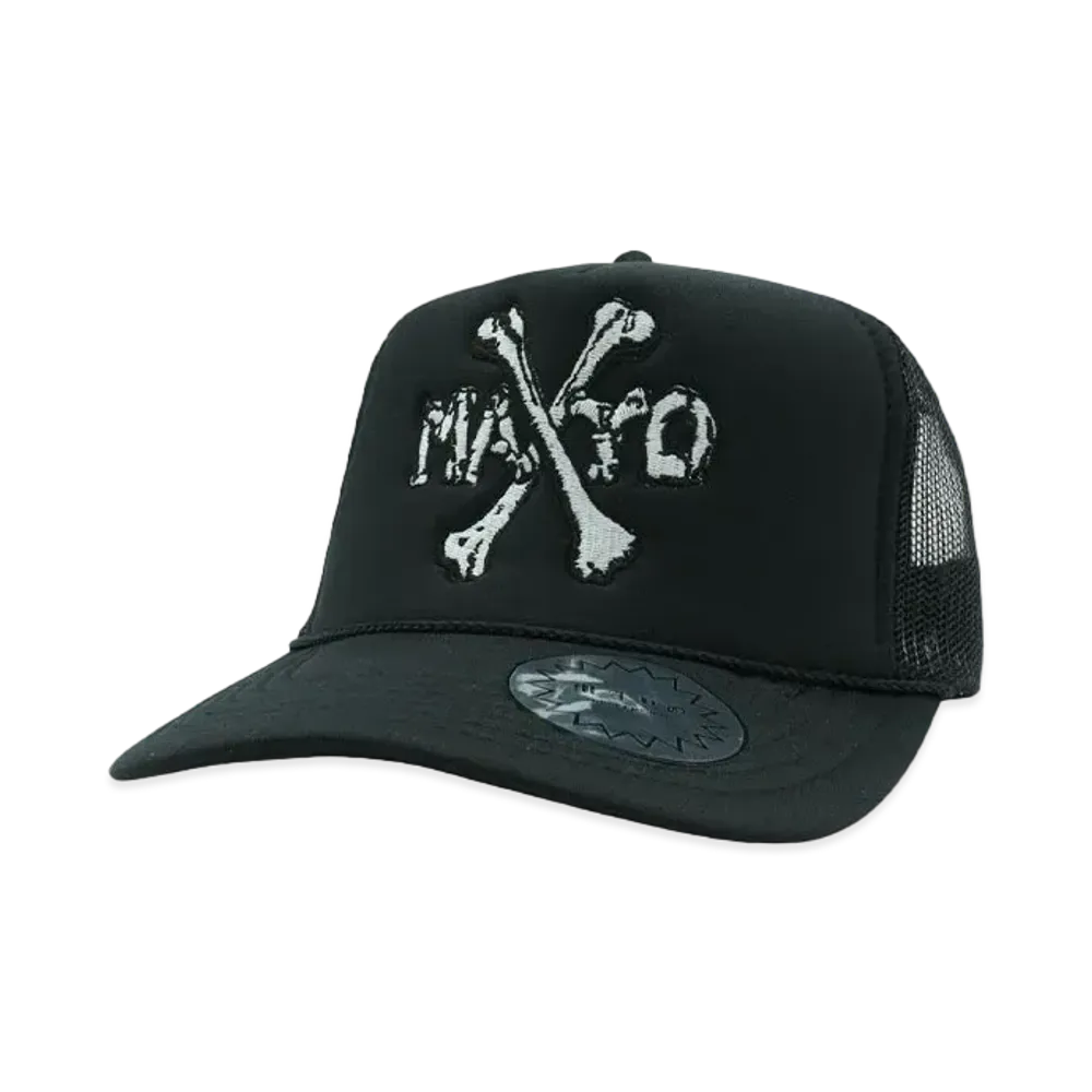 MAYO CROSS BONE Mesh Cap "BLACK"
