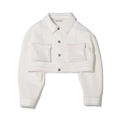 atmos pink Cardboard Short Jacket "White"