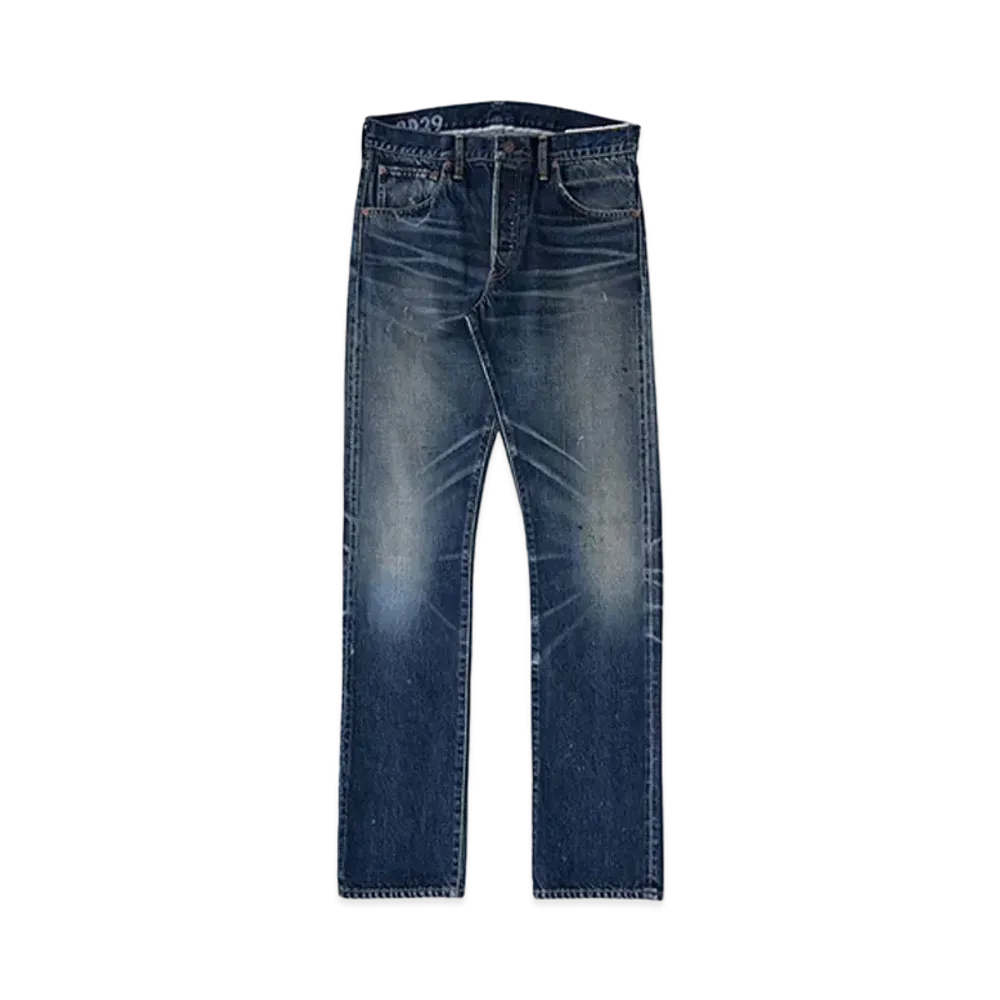visvim SOCIAL SCULPTURE 01 SLIM DAMAGED-29 L32 "Denim"