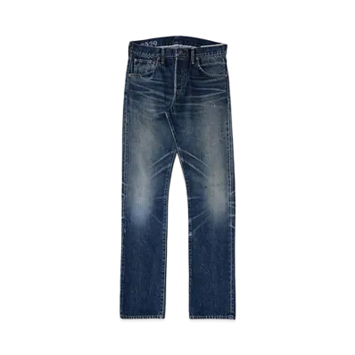 visvim SOCIAL SCULPTURE 01 SLIM DAMAGED-29 L32 "Denim"