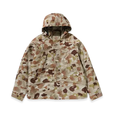 A BATHING APE Gradation Camo 2 In 1 Snowboard Jacket "Beige"