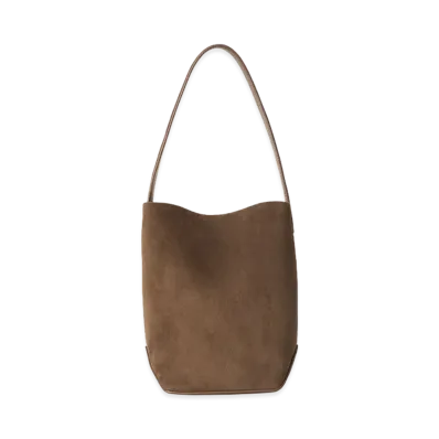 The Row Women's Small N/S Park Tote Edge Suede Bag "Nuez"