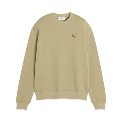 Maison Kitsune Bold Fox Head Patch Comfort Sweatshirt "Cardamon"