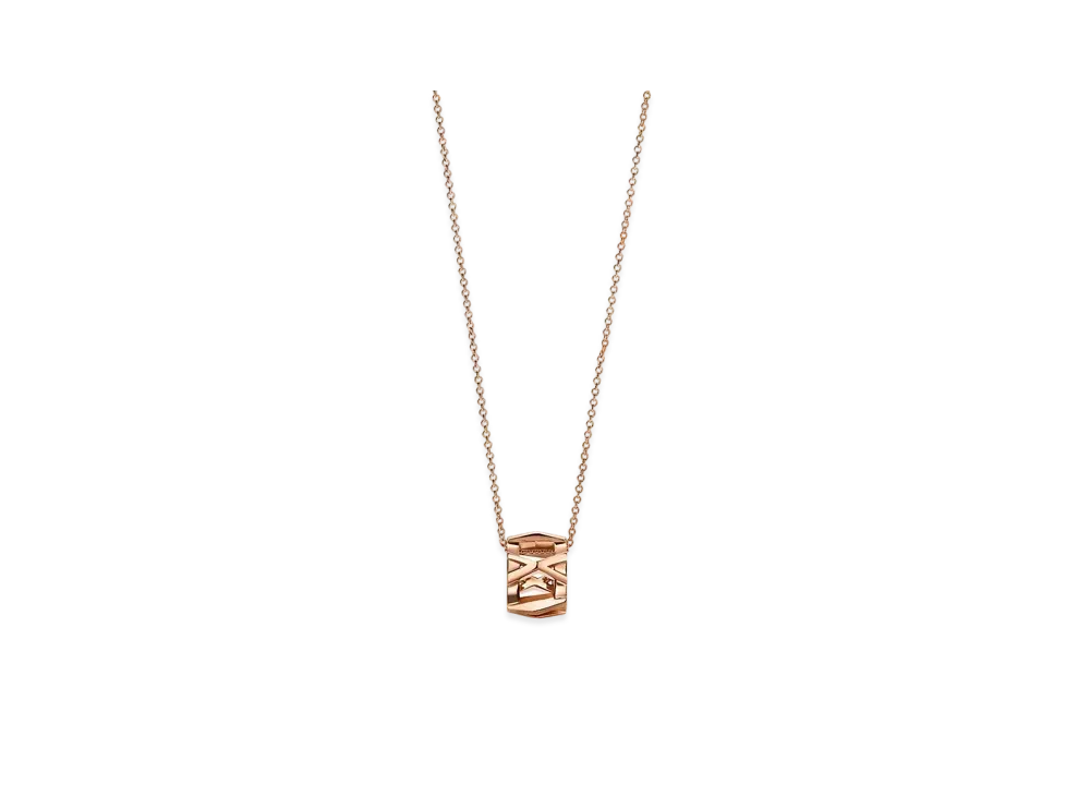 Tiffany & Co. Tiffany Atlas X Open Pendant Large 18K "Rose Gold"
