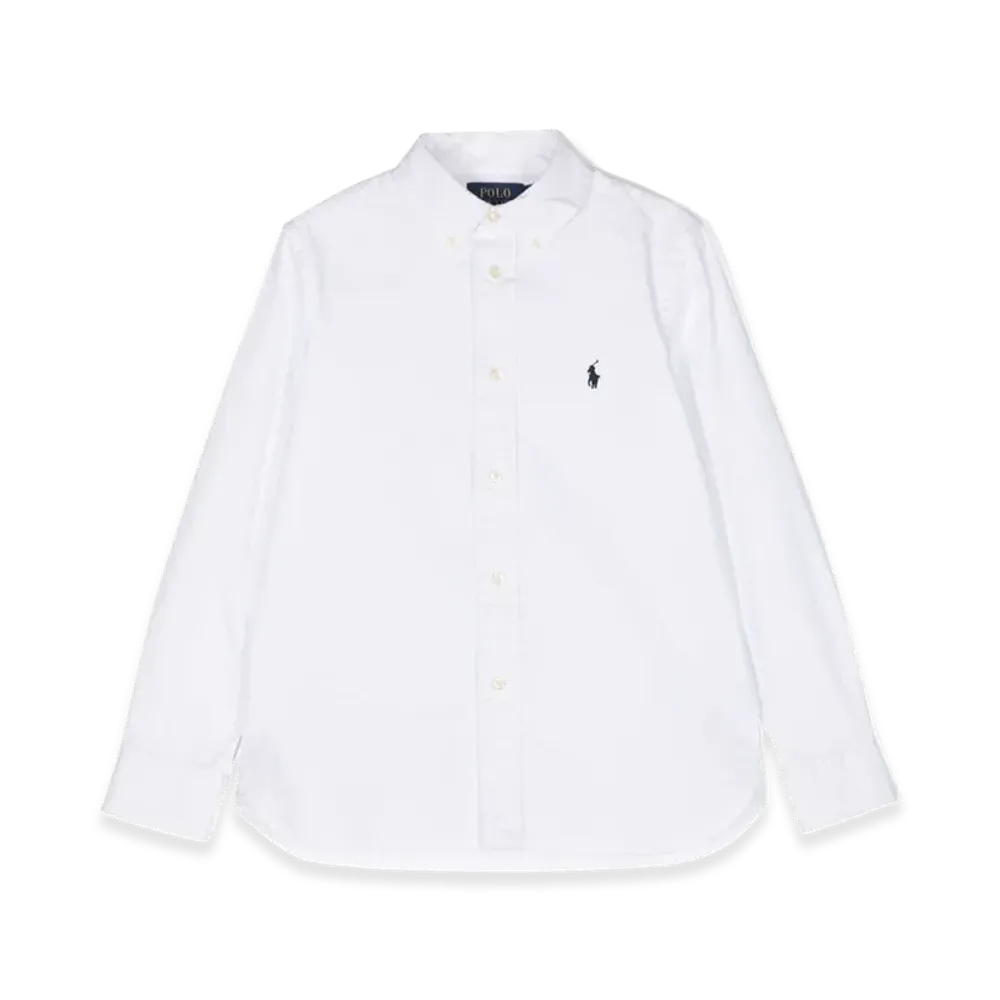 Polo Ralph Lauren Kids Camicia Logo "White"