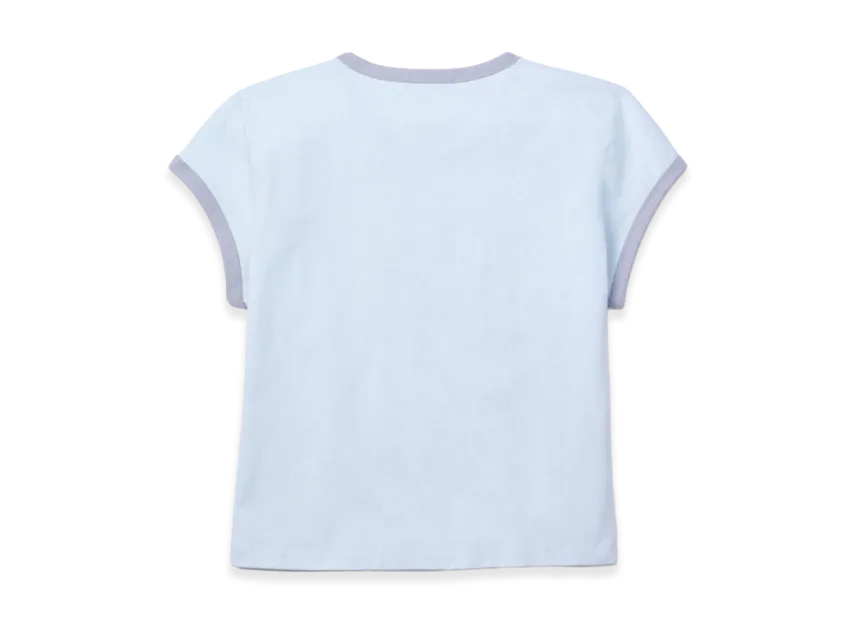 Calvin Klein x Jung Kook of BTS Women's Icons Graphic Ringer Baby Calvin Klein x Jung Kook of BTS Women's Icons Graphic Ringer Baby